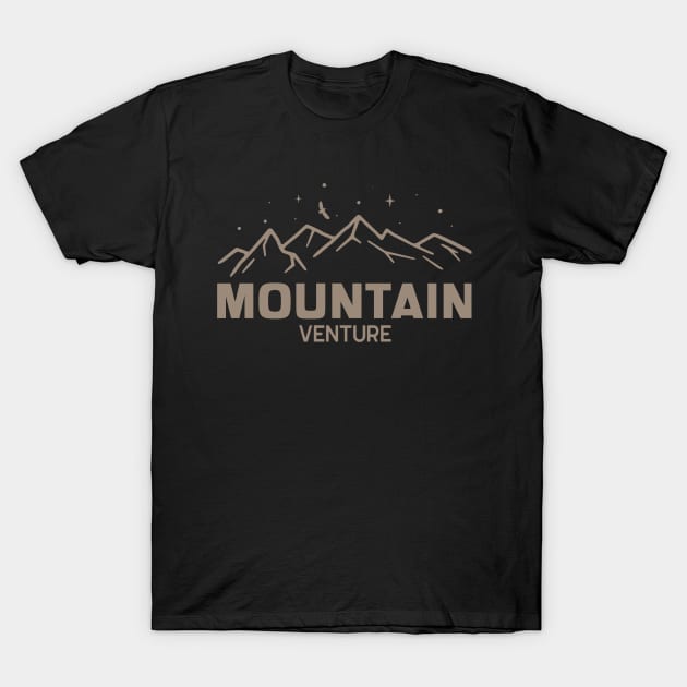 Mountain Venture T-Shirt by CatMonkStudios